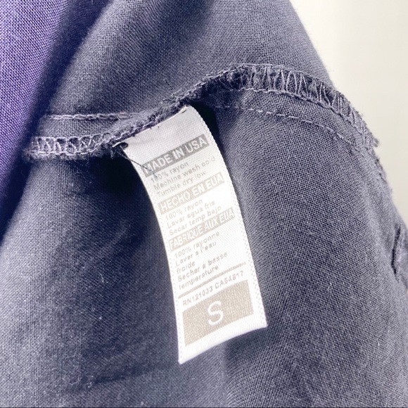 FLuXus•soft oversized purple black ombré dolman sleeve tee small - Picture 4 of 6